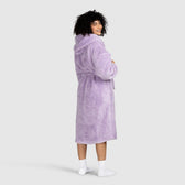 Fluffy Lilac Oodie Dressing Gown